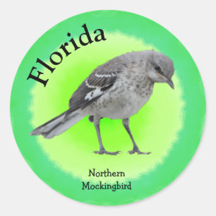 Staat Bird of Florida Runder Aufkleber
