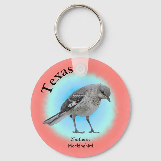 Staat Bird of Texas Schlüsselanhänger (Vorderseite)