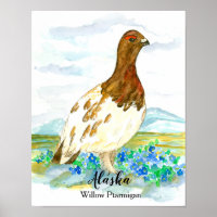 Staat Bird von Alaska Willow Ptarmigan