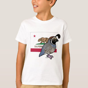 Staat Birdorable: Kalifornien-Wachteln T-Shirt
