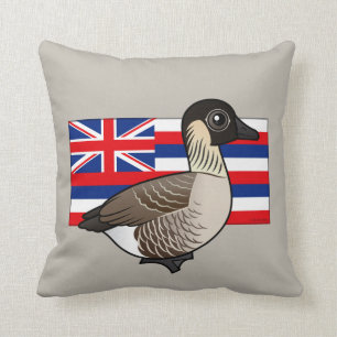 Staat Birdorable von Hawaii: Nene Kissen