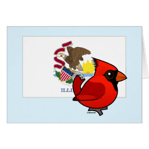 Staat Birdorable von Illinois: NordKardinal