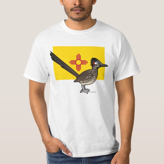 Staat Birdorable von New-Mexiko: Roadrunner T-Shirt (Vorderseite)