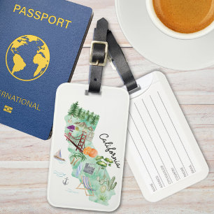 Staat California Gepäckanhänger