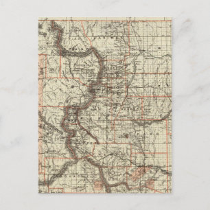 Staat Colorado Postkarte