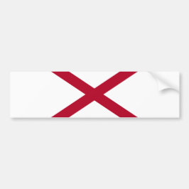 Staat der Alabama-Flagge Autoaufkleber