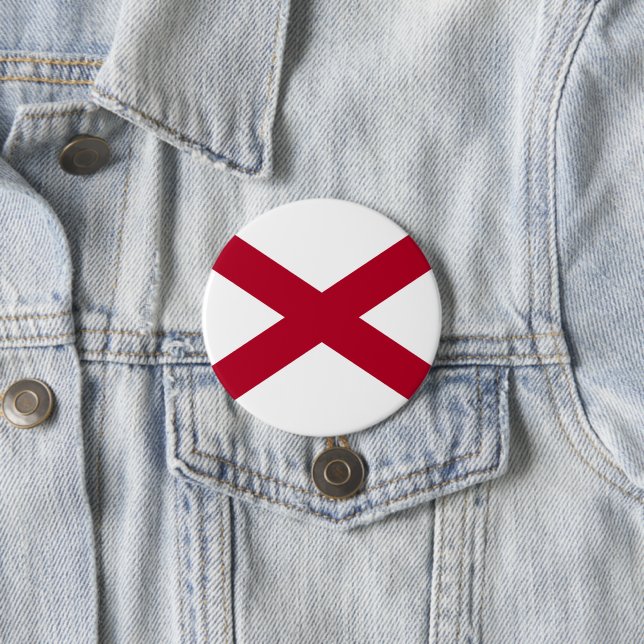 Staat der Alabama-Flagge Button (Beispiel)