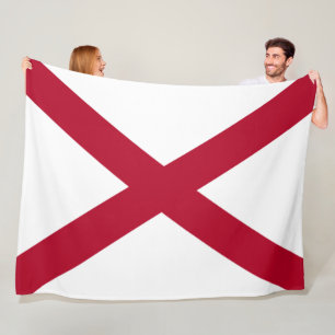 Staat der Alabama-Flagge Fleecedecke