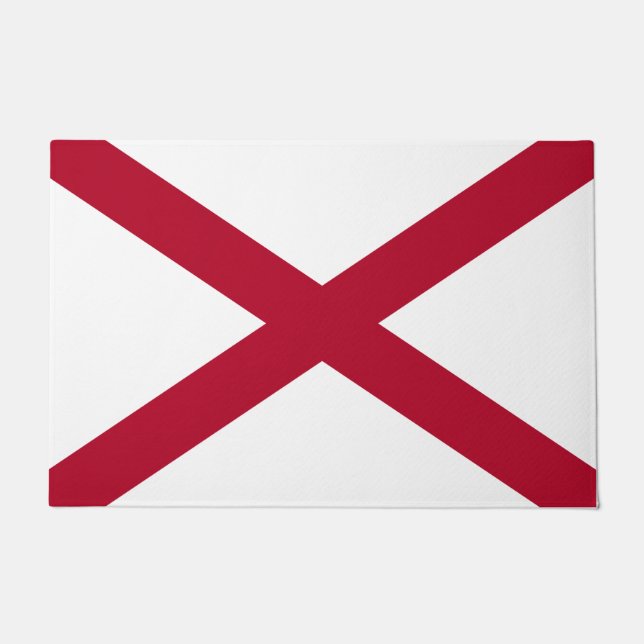 Staat der Alabama-Flagge Fußmatte (Vorderseite)