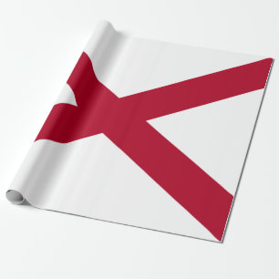 Staat der Alabama-Flagge Geschenkpapier