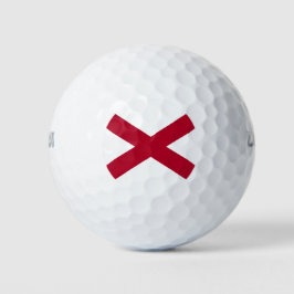 Staat der Alabama-Flagge Golfball