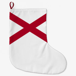 Staat der Alabama-Flagge Großer Weihnachtsstrumpf