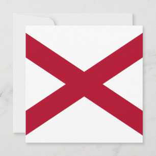 Staat der Alabama-Flagge Karte