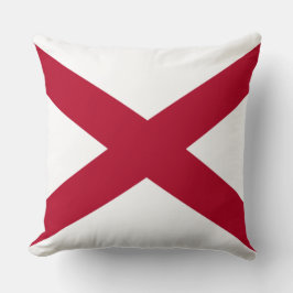 Staat der Alabama-Flagge Kissen