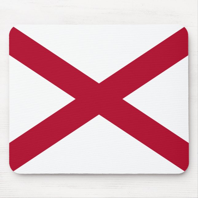 Staat der Alabama-Flagge Mousepad (Vorne)