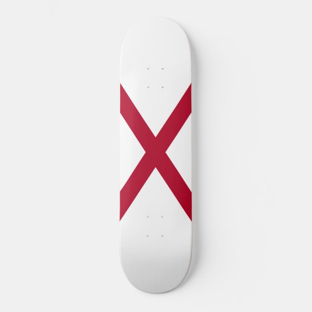 Staat der Alabama-Flagge Skateboard (Vorderseite)