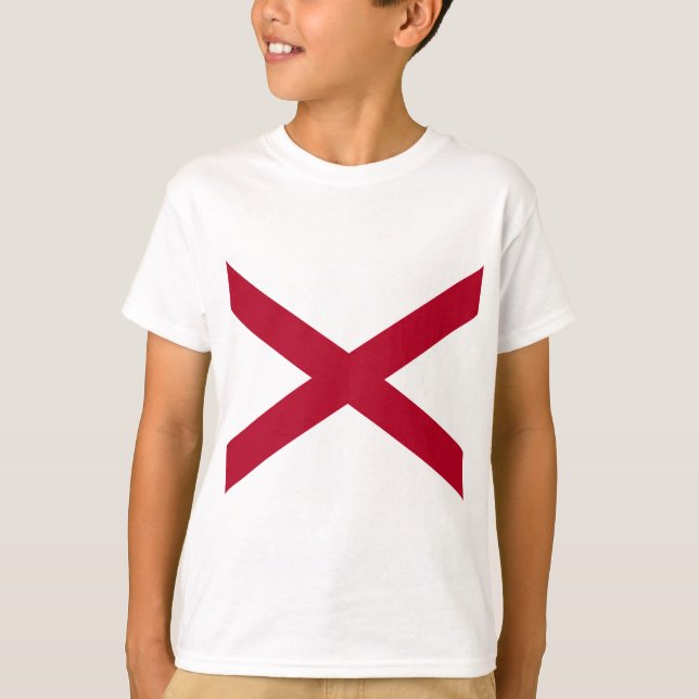 Staat der Alabama-Flagge T-Shirt (Vorderseite)