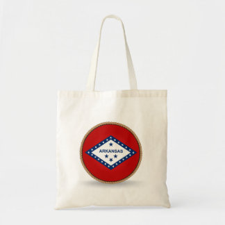 Staat der Arkansas Flag Siegel Tote Tag Tragetasche