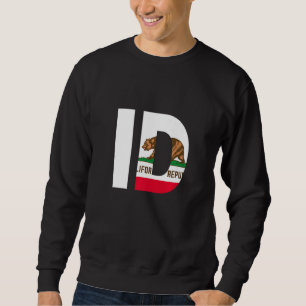 Staat der California Flag Idaho ID Boise Cities an Sweatshirt