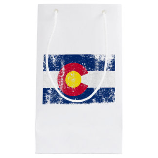 Staat der Colorado Flag T Shirt Geschenk für Männe Kleine Geschenktüte