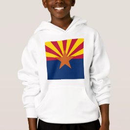 Staat der Flagge von Arizona Hoodie