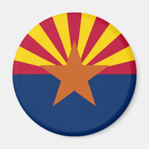 Staat der Flagge von Arizona Magnet