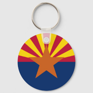 Staat der Flagge von Arizona Schlüsselanhänger