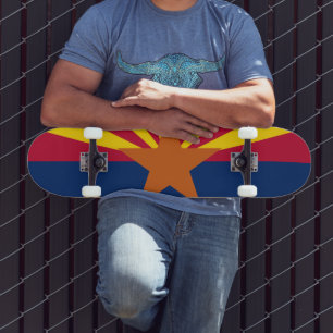Staat der Flagge von Arizona Skateboard