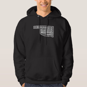 Staat der Flaggenstädte von Oklahoma störte US-Ges Hoodie