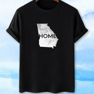 Staat der georgischen Zuhause-Karte T-Shirt