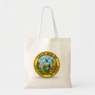 Staat der Idaho Flag Siegel Tote Tag Tragetasche