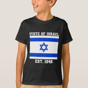 Staat der israelischen Flagge östlich. Unabhängigk T-Shirt