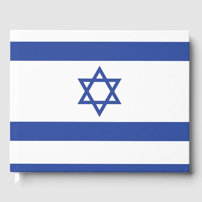 Staat der israelischen Flagge, Stern des jüdischen Gästebuch (Vorderseite)