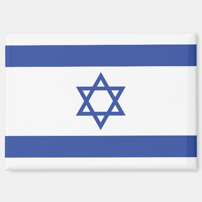 Staat der israelischen Flagge, Stern des jüdischen Magnet (Vorderseite)
