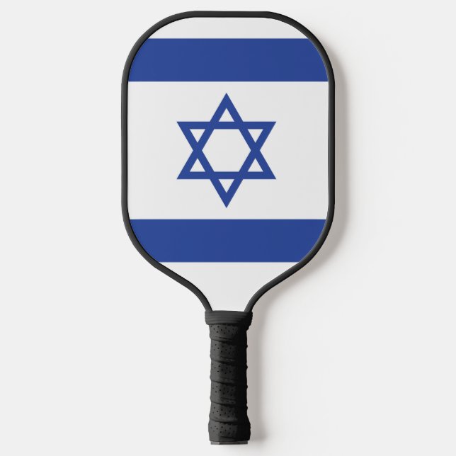 Staat der israelischen Flagge, Stern des jüdischen Pickleball Schläger (Vorderseite)
