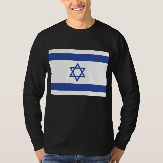 Staat der israelischen Flagge, Stern des jüdischen T-Shirt (Vorderseite)
