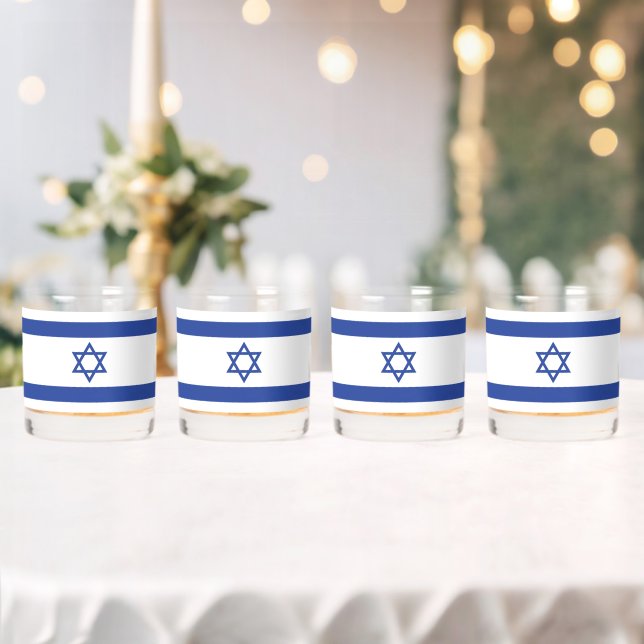 Staat der israelischen Flagge, Stern des jüdischen Whiskyglas (Insitu (Hochzeit))