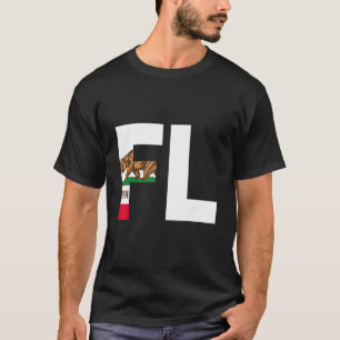 Staat der kalifornischen Flagge Florida FL Cities T-Shirt