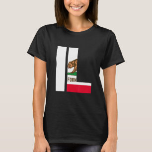 Staat der kalifornischen Flagge Illinois IL Cities T-Shirt