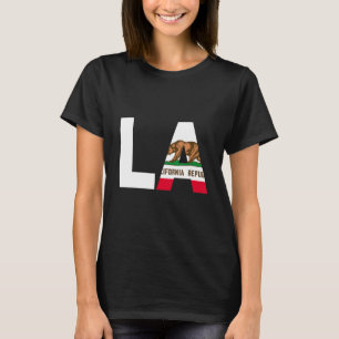 Staat der kalifornischen Flagge Louisiana LA Citie T-Shirt