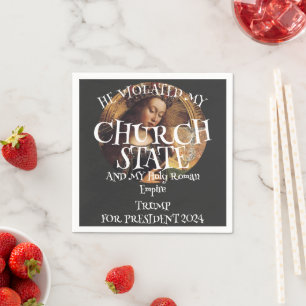 Staat der Kirche und Heiliges Römisches Reich Serviette