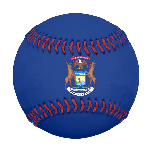 Staat der Michigan-Flagge Baseball (Vorderseite)