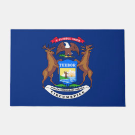 Staat der Michigan-Flagge Fußmatte