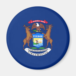 Staat der Michigan-Flagge Magnet
