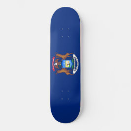 Staat der Michigan-Flagge Skateboard