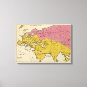 Staat der Nationen im Christlichen Bereich Leinwanddruck