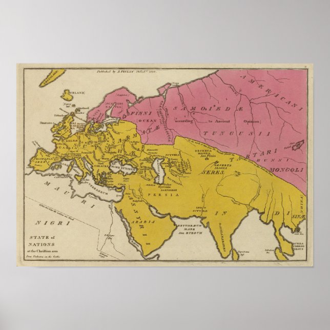 Staat der Nationen im Christlichen Bereich Poster (Vorne)