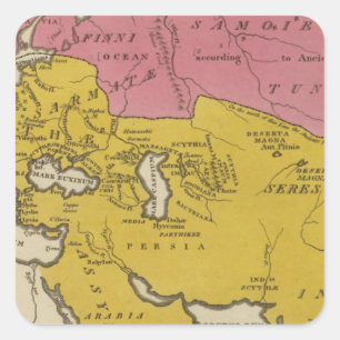 Staat der Nationen im Christlichen Bereich Quadratischer Aufkleber