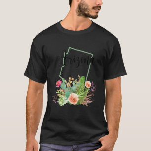Staat der niedlichen Liebe von Arizona blühende Ka T-Shirt