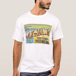Staat der OKAY alten Vintagen Reise-Andenkens T-Shirt